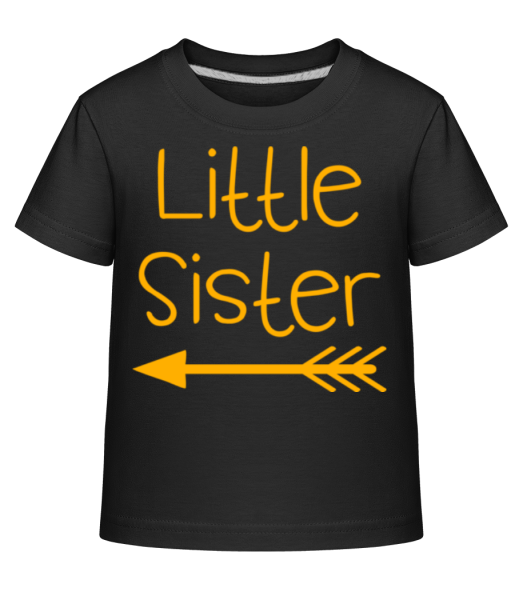Mladší sestra - Dĕtské Shirtinator tričko - Černá - Napřed