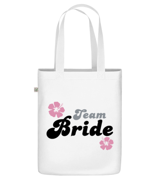 Team Bride Flowers - Organická taška - Bílá - Napřed