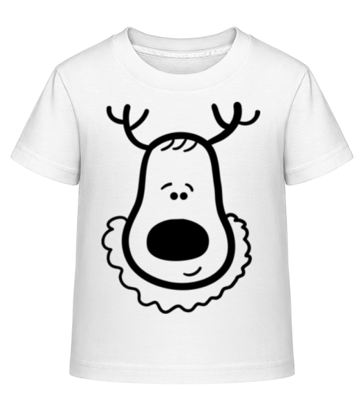 Christmas Reindeer - Dĕtské Shirtinator tričko - Bílá - Napřed