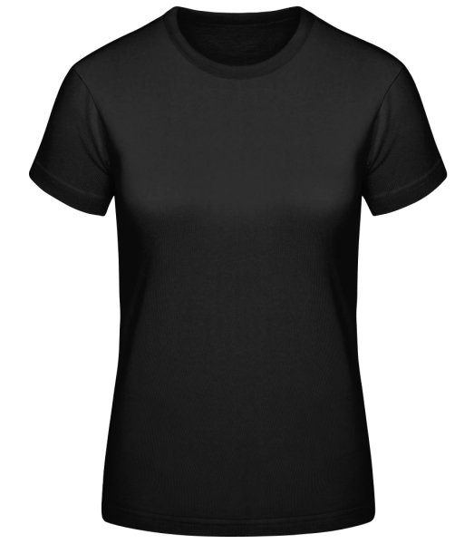 Dámské basic tričko - Černá - Napřed