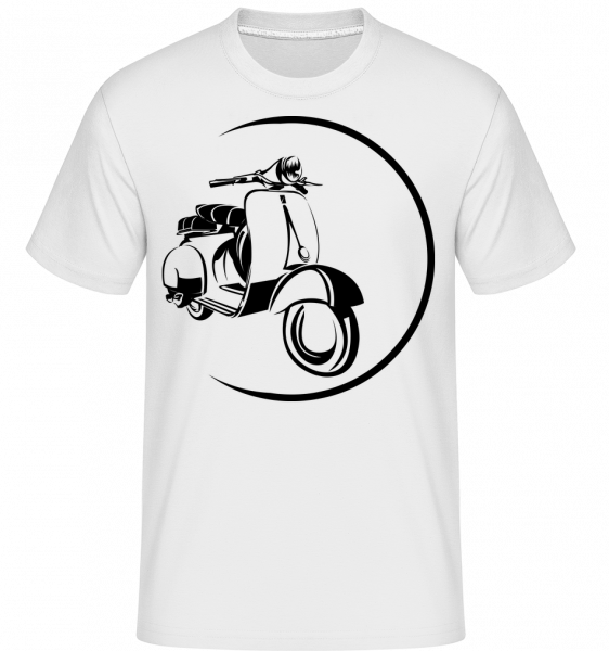 Scooter Icon -  Shirtinator tričko pro pány - Bílá - Napřed