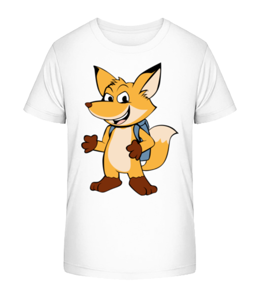 Cute Fox se sáčkem - Detské Bio tričko Stanley Stella - Bílá - Napřed