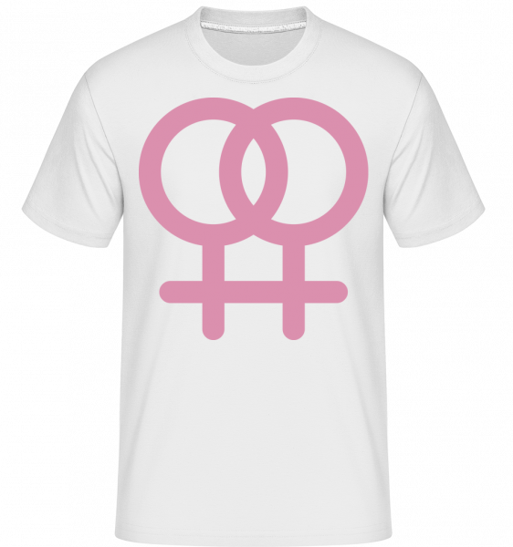 Žena Láska Icon -  Shirtinator tričko pro pány - Bílá - Napřed