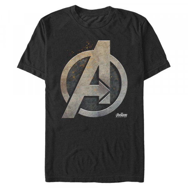 Marvel - Avengers Infinity War - Avengers Steal Shield - Pánské Tričko - Černá - Napřed
