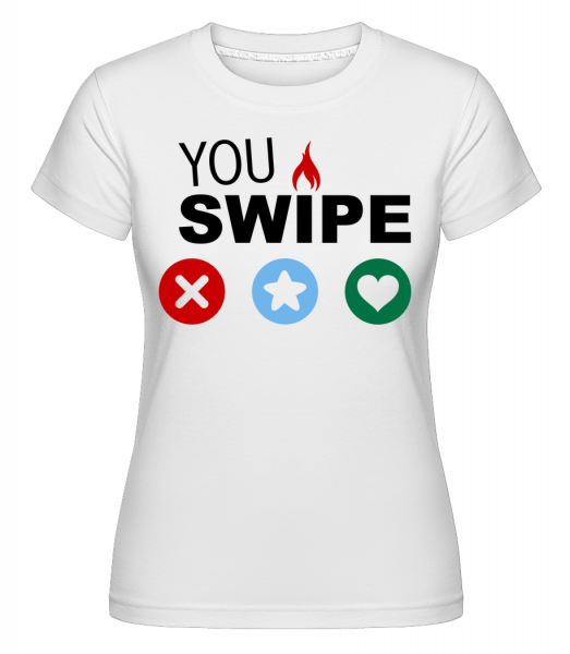 Tvoje volba -  Shirtinator tričko pro dámy - Bílá - Napřed