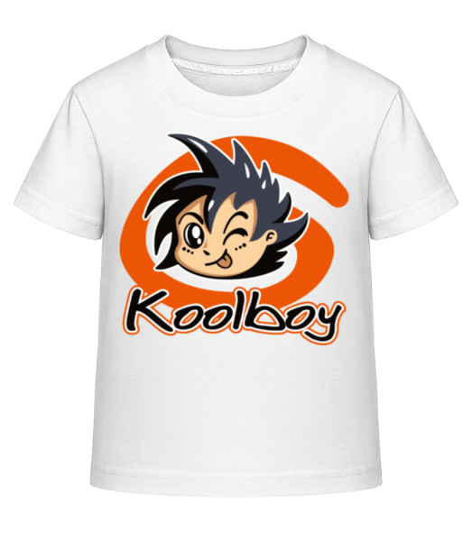 Koolboy - Dĕtské Shirtinator tričko - Bílá - Napřed