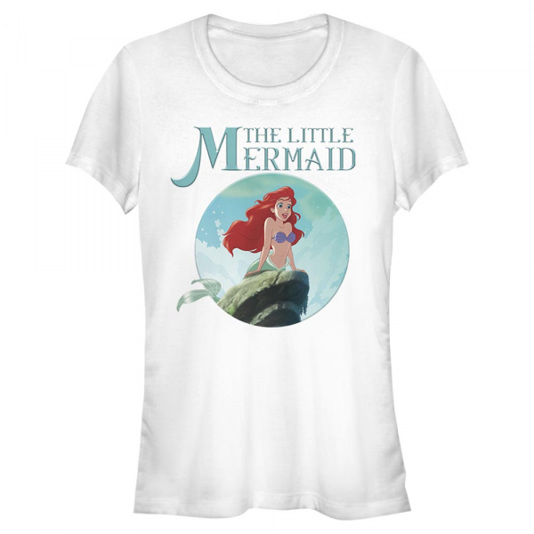 Disney - Malá mořská víla - Malá mořská víla Mermaid Classic - Dámské Tričko - Bílá - Napřed