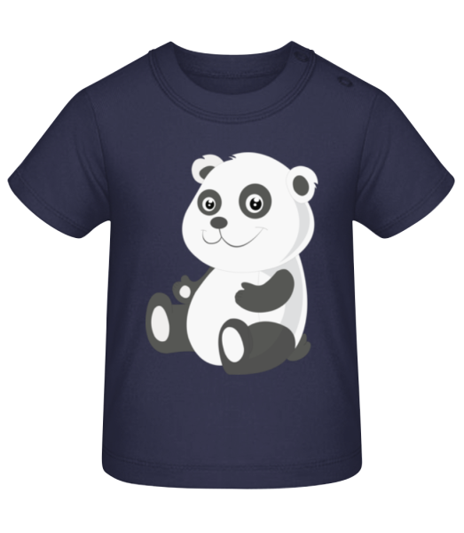 Panda Comic - Tričko pro miminka - Namořnická modrá - Napřed