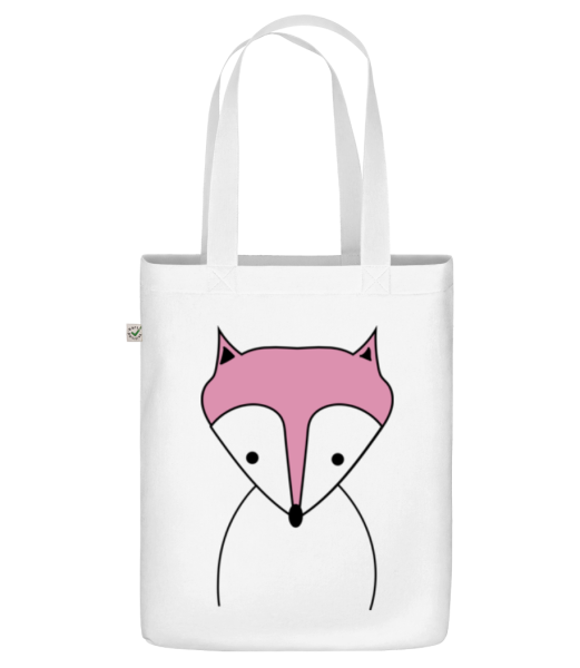 Cute Fox - Organická taška - Bílá - Napřed