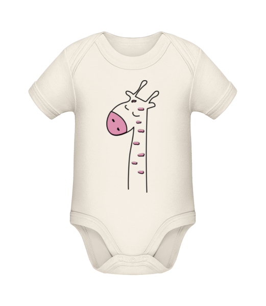 Cute Giraffe - Bio body pro děti - Krémová - Napřed