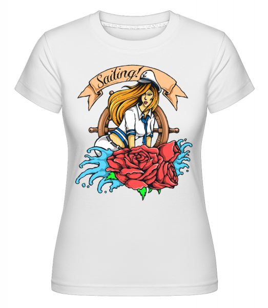 Sailor Girl -  Shirtinator tričko pro dámy - Bílá - Napřed