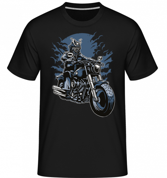 Samurai Ride -  Shirtinator tričko pro pány - Černá - Napřed