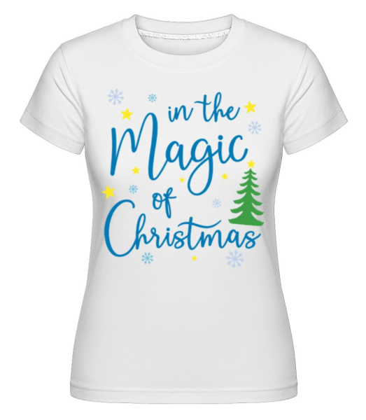 In The Magic Of Christmas -  Shirtinator tričko pro dámy - Bílá - Napřed