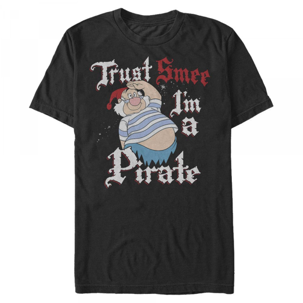 Disney - Petr Pan - Mr. Smee Smee Pirate - Pánské Tričko - Černá - Napřed