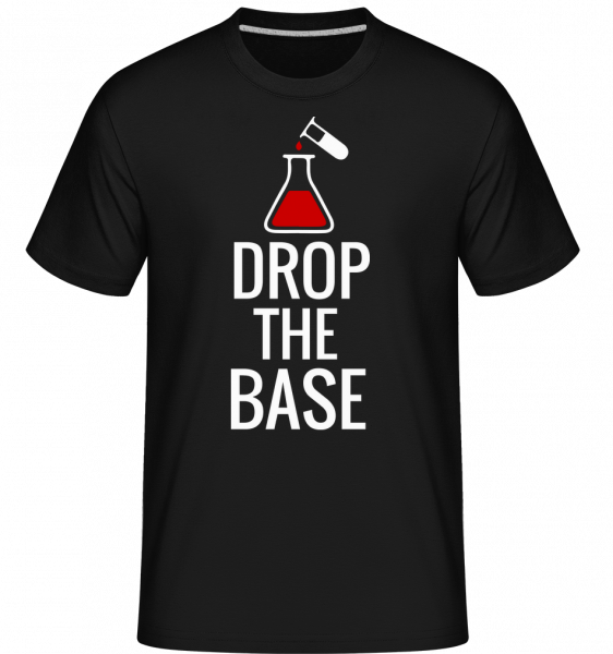 Drop The Base -  Shirtinator tričko pro pány - Černá - Napřed