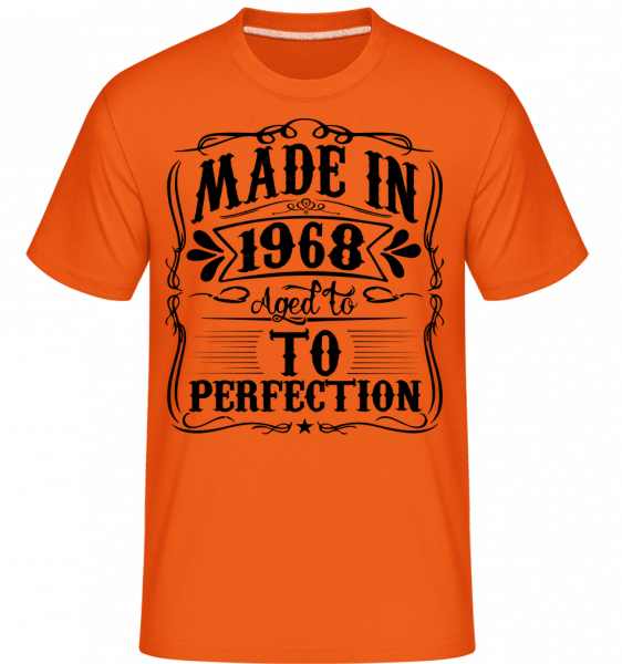 Vyrobený v roce 1970 -  Shirtinator tričko pro pány - Oranžová - Napřed