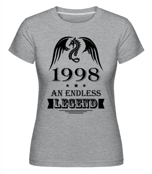 Nekonečné Legend 1998 -  Shirtinator tričko pro dámy - Melirovĕ šedá - Napřed