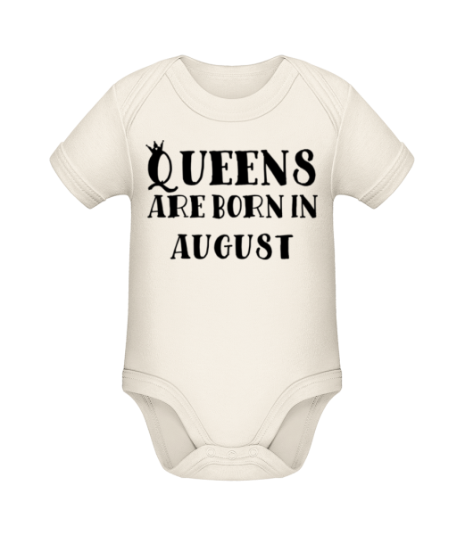 Queens se narodili v srpnu - Bio body pro děti - Krémová - Napřed