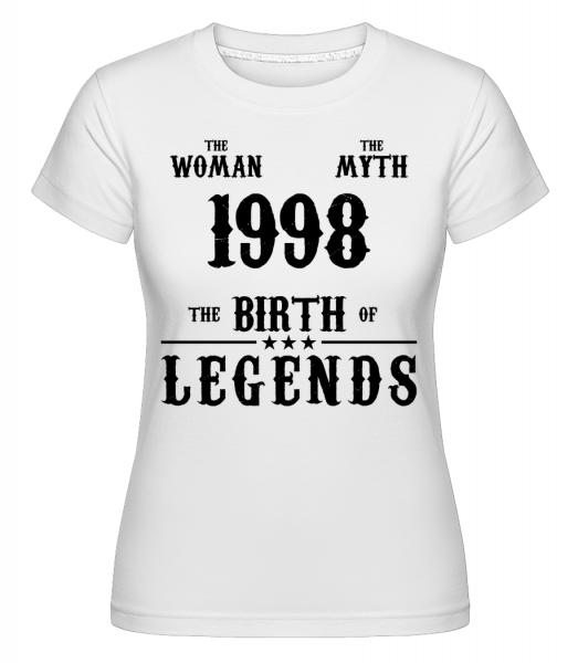 Mýtus Žena 1998 -  Shirtinator tričko pro dámy - Bílá - Napřed