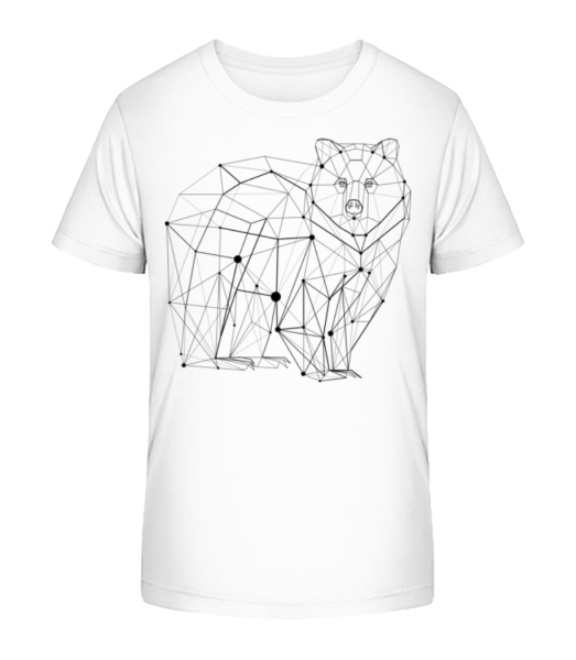 Polygon Bear - Detské Bio tričko Stanley Stella - Bílá - Napřed