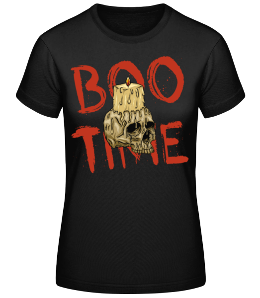 Boo Time - Dámské basic tričko - Černá - Napřed