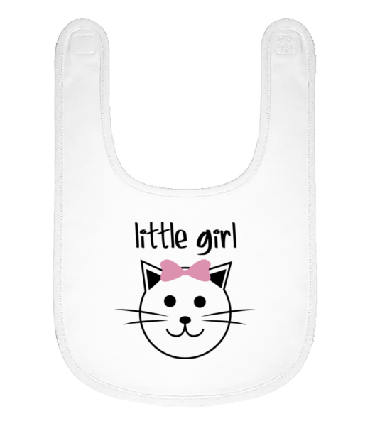 Little Girl - Cat - Bio bryndáček pro miminka - Bílá - Napřed