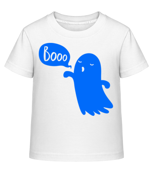 Booo Ghost - Dĕtské Shirtinator tričko - Bílá - Napřed