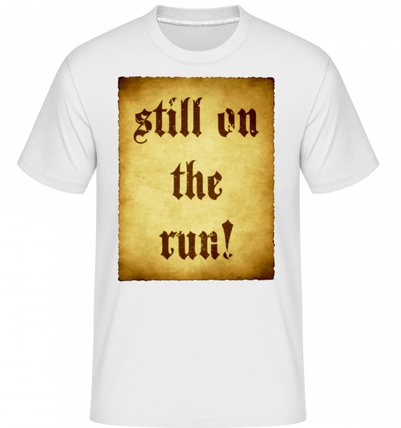 Stále On The Run -  Shirtinator tričko pro pány - Bílá - Napřed
