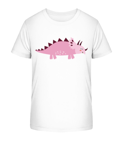 Triceratops - Detské Bio tričko Stanley Stella - Bílá - Napřed