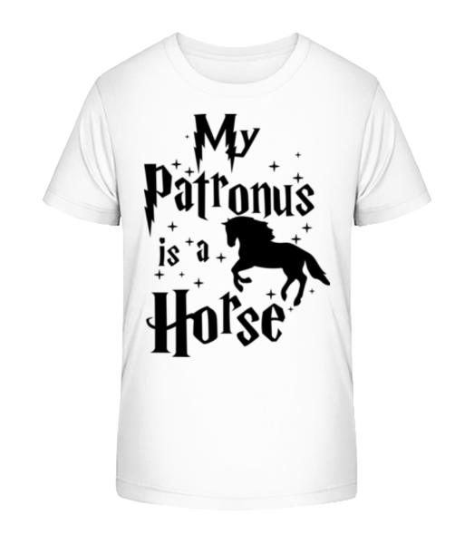 My Patronus Is A Horse - Detské Bio tričko Stanley Stella - Bílá - Napřed
