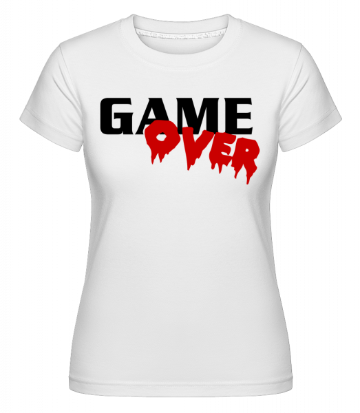 Konec hry -  Shirtinator tričko pro dámy - Bílá - Napřed
