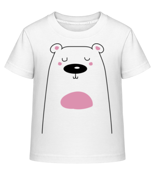 Cute Bear - Dĕtské Shirtinator tričko - Bílá - Napřed