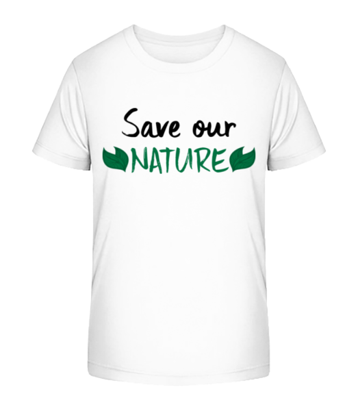 Save Our Nature - Detské Bio tričko Stanley Stella - Bílá - Napřed