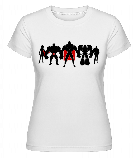 Superman League -  Shirtinator tričko pro dámy - Bílá - Napřed
