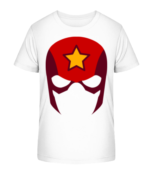 Superhero Icon - Detské Bio tričko Stanley Stella - Bílá - Napřed