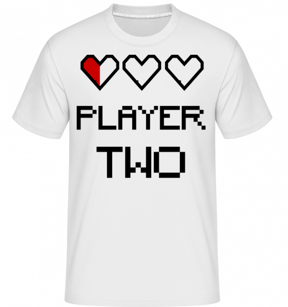 Player Two -  Shirtinator tričko pro pány - Bílá - Napřed