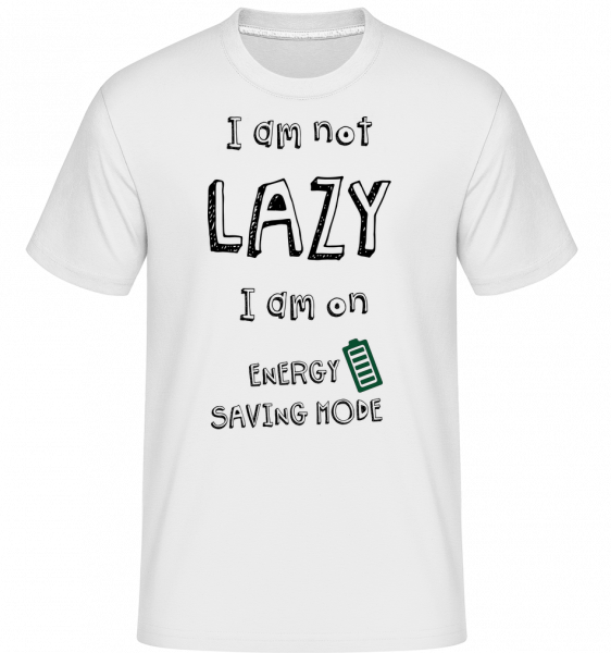 Nejsem Lazy -  Shirtinator tričko pro pány - Bílá - Napřed