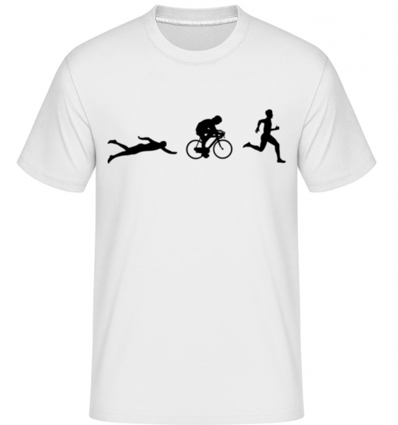 Triatlon -  Shirtinator tričko pro pány - Bílá - Napřed