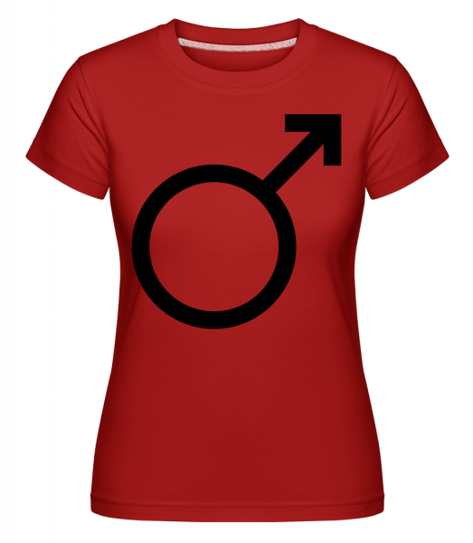 Muž znamení -  Shirtinator tričko pro dámy - Červená - Napřed
