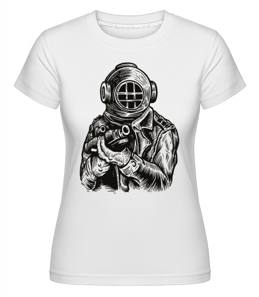 Diver Soldier -  Shirtinator tričko pro dámy - Bílá - Napřed