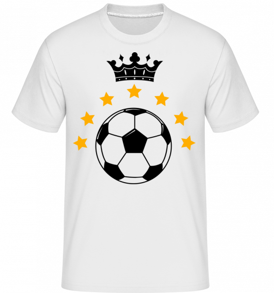Football Crown -  Shirtinator tričko pro pány - Bílá - Napřed