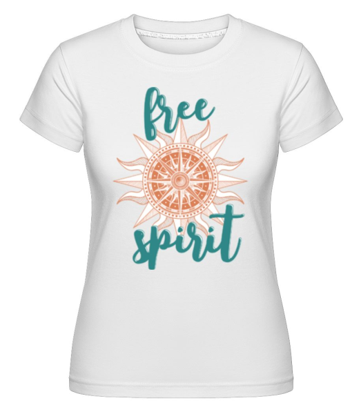 Free Spirit -  Shirtinator tričko pro dámy - Bílá - Napřed