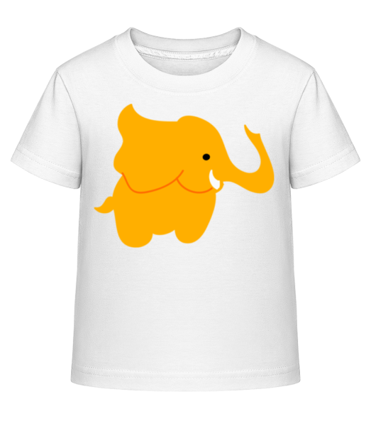 Děti Comic - Elephant - Dĕtské Shirtinator tričko - Bílá - Napřed