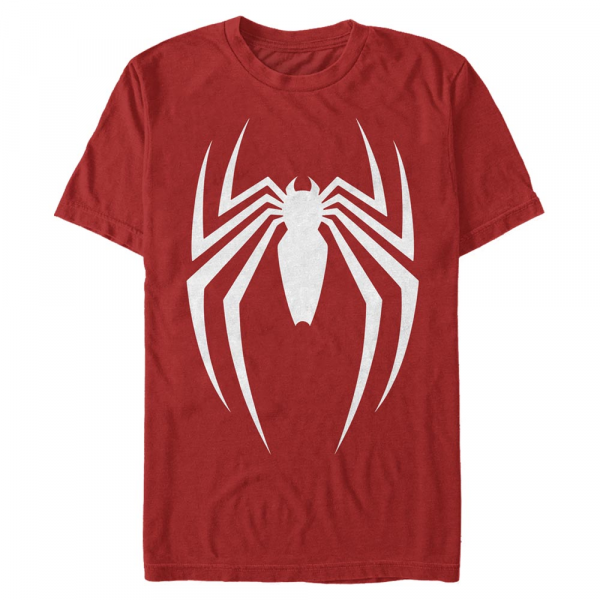 Marvel - Spider-Man - Spider-Man Gameverse Logo - Pánské Tričko - Červená - Napřed