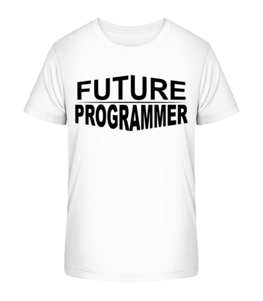 budoucí Programátor - Detské Bio tričko Stanley Stella - Bílá - Napřed