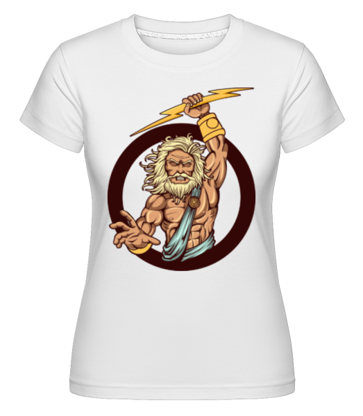 Zeus -  Shirtinator tričko pro dámy - Bílá - Napřed