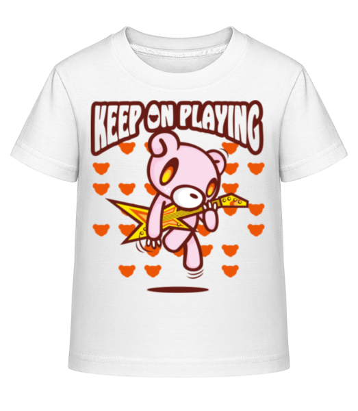 Keep On Playing - Dĕtské Shirtinator tričko - Bílá - Napřed