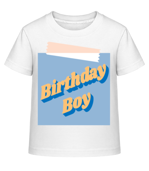 Birthday Boy - Dĕtské Shirtinator tričko - Bílá - Napřed