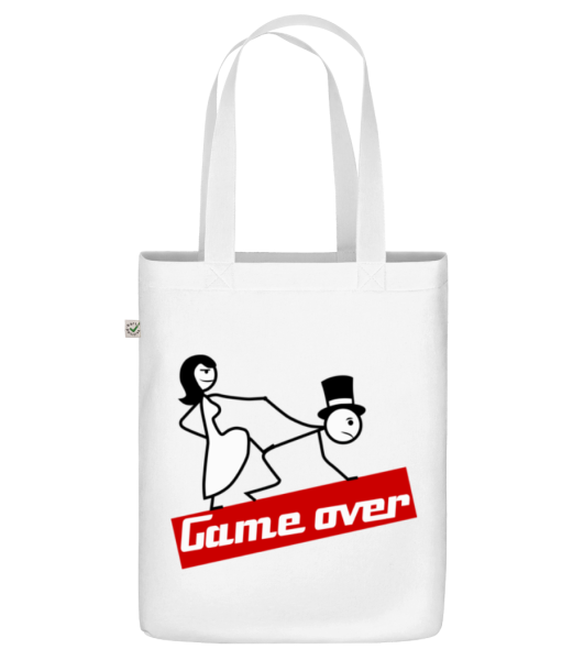 Konec hry - Organická taška - Bílá - Napřed
