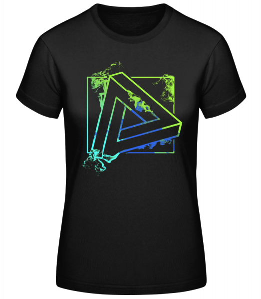 Impossible Triangle - Basic T-Shirt - Černá - Napřed